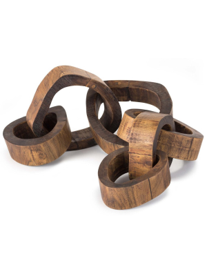 Regina Andrew Wooden Links Centerpiece