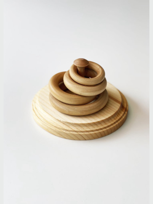 Wood Stacking Rings