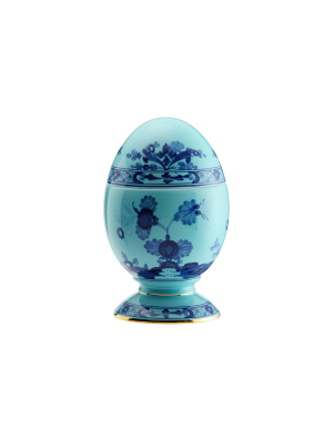 Oriente Italiano Covered Egg, Small Iris