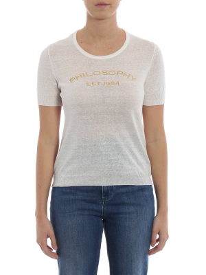 Philosophy Di Lorenzo Serafini Logo Knit T-shirt