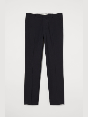 Slim Fit Wool-blend Pants