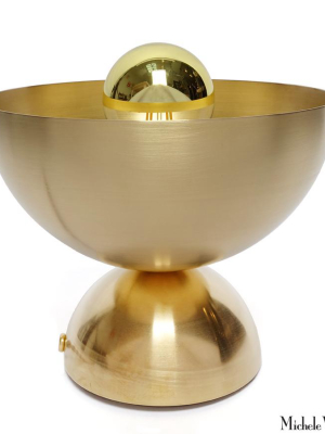 Brass Harvest Moon Table Lamp