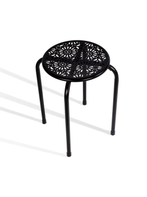 6pk Daisy Stackable Stool - Atlantic