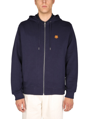 Kenzo Tiger Patch Hooded Jacket