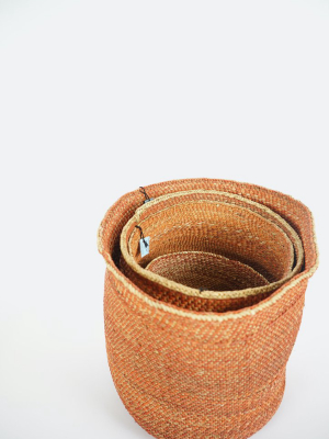 Iringa Baskets Solid Rust