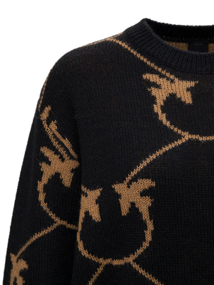 Pinko Abbey Road Logo Intarsia Jumper