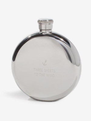 Three Sheets To The Wind 5oz. Flask