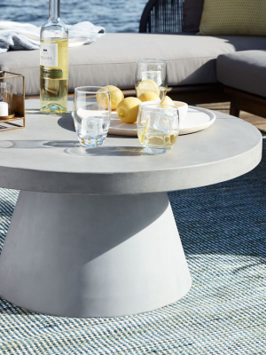 Pedestal Outdoor Coffee Table