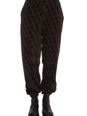 The Attico Logo Jacquard Jogging Pants