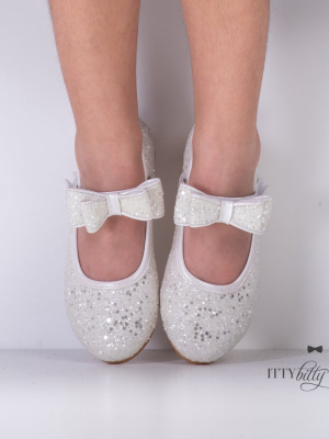 Cici Sparkly White (faux)