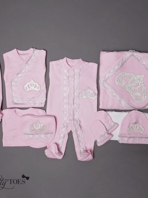 Pink Princess 10 Piece Newborn Set