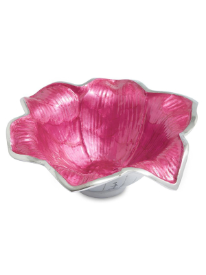 Julia Knight Lily 8" Bowl In Raspberry