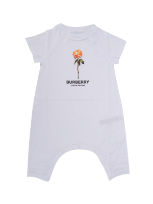 Burberry Kids Montage Print Playsuit