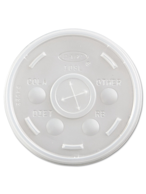 Dart Plastic Cold Cup Lids Fits 10oz Cups Translucent 1000/carton 10sl