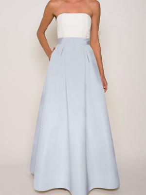 Silk Faille Full Skirt