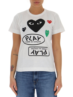 Comme Des Garçons Play Heart Crewneck T-shirt