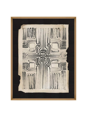 Tribal Pattern I Framed