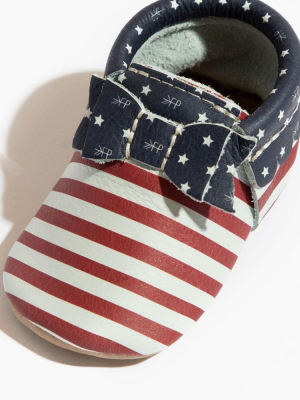 Born In The Usa Bow Mocc  | Final Sale