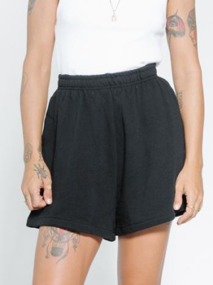 Established Fleece Short - Black