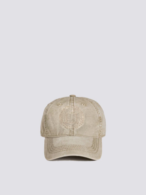 Center For Intuitive Studies Circle Logo Hat - Washed Khaki