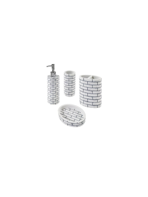 Metro 4 Pc Bath Accessory Set