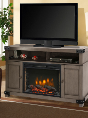 Hudson 53" Media Fireplace Dark Gray - Muskoka