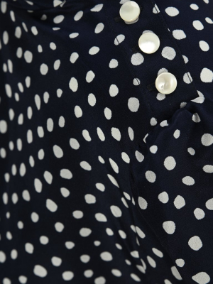 A.p.c. Jenny Polka Dot Print Blouse