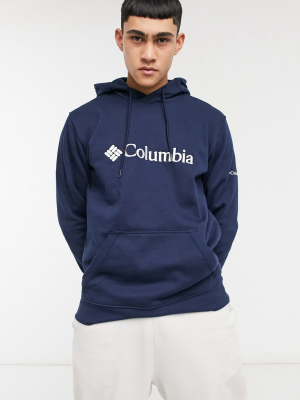 Columbia Csc Basic Logo Hoodie In Navy