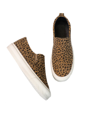 'tammy' Leopard Print Slip On Sneakers (2 Colors)