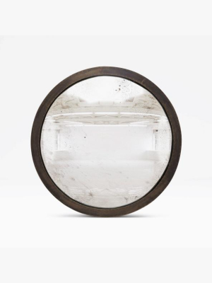Simple Bronze Convex Mirror