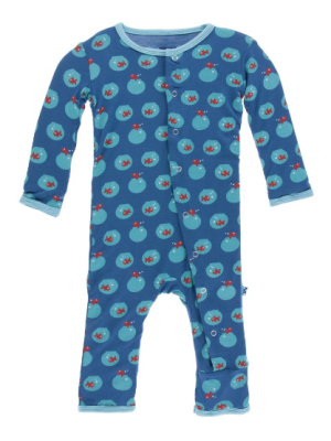 Kickee Pants Coverall - Twilight Fishbowl