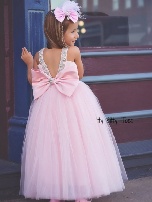 Bianca Dress (long & Pink)