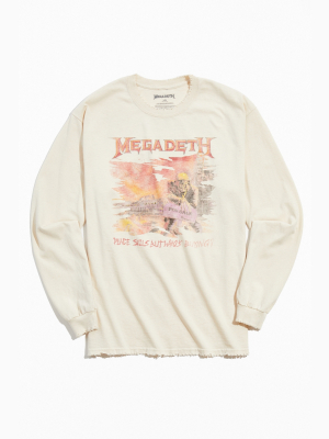 Megadeth Vintage Peace Long Sleeve Tee