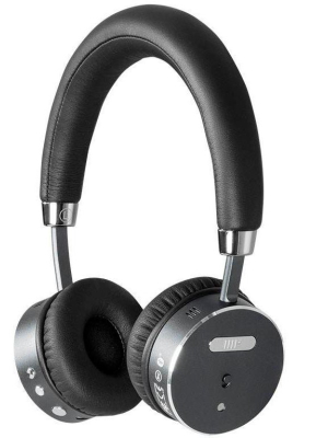 Monoprice Bt-510anc Wireless On Ear Headphone - Black/silver With (anc) Active Noise Cancelling, Bluetooth, Extended Playtime