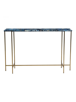 Blu Home Blue Agate Console Table