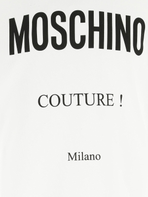 Moschino Logo Print Hoodie