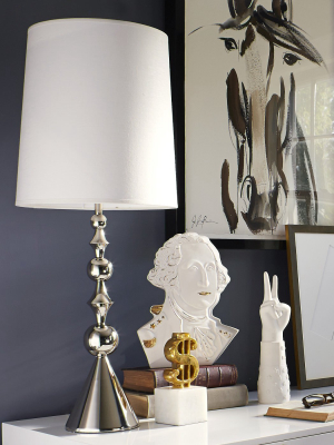 Harlequin Table Lamp Polished Nickel