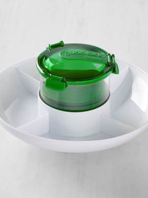 Casabella Guaclock Guacamole Storage Container With Chip Bowl