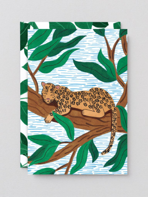 The Wrap Leopard Greeting Card