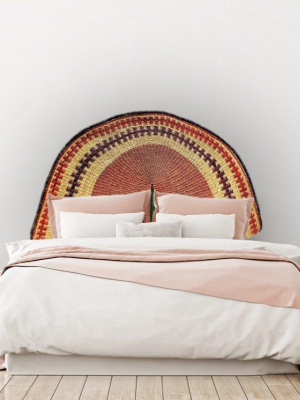 Earthy Bolga Queen Headboard