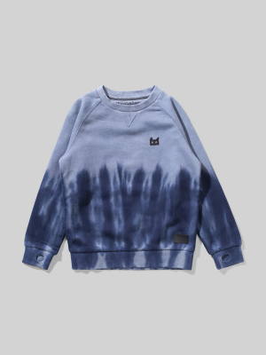 Munsterkids Plunger Crew Sweatshirt - Blue Dye