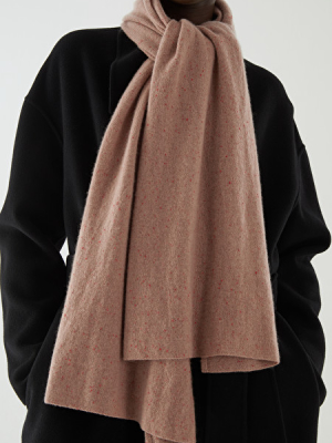 Unisex Speckled Cashmere Scarf