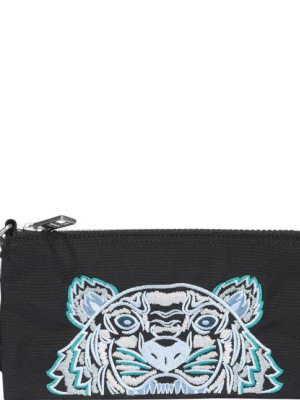 Kenzo Tiger Embroidered Clutch Bag