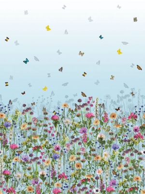 Deya Meadow Wallpaper In Multi-color From The Deya Collection By Matthew Williamson
