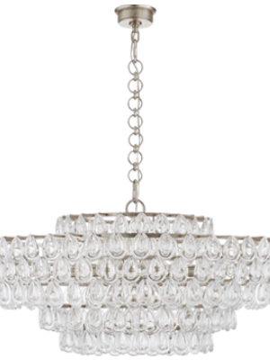 Liscia Large Chandelier In Various Colors