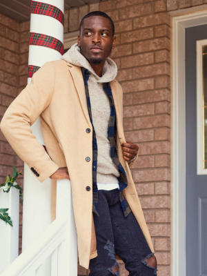 Wool-blend Topcoat