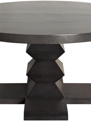 Zig-zag Base 60" Dining Table