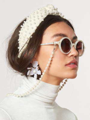 Pearl Sunglass And Face Mask Chain