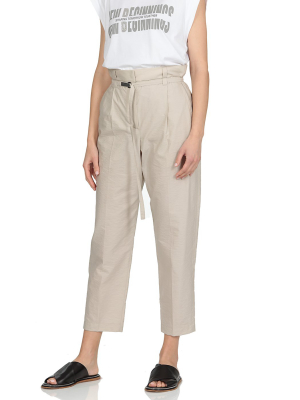 Brunello Cucinelli Belted High Waisted Pants