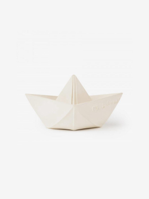 Origami Rubber Boat - White